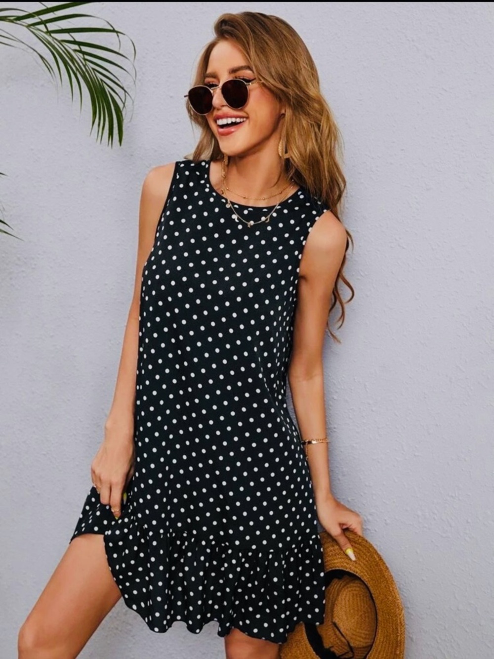 Black Polka Dot Dress